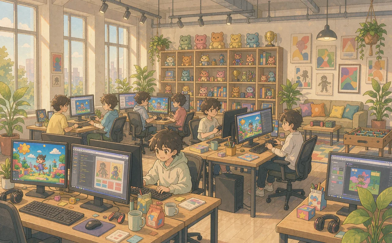 泽斯南团队工作室内景