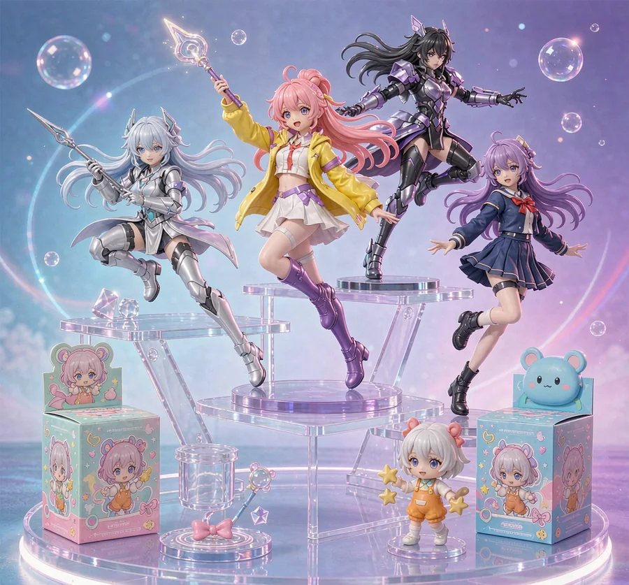 二次元手办与盲盒模型